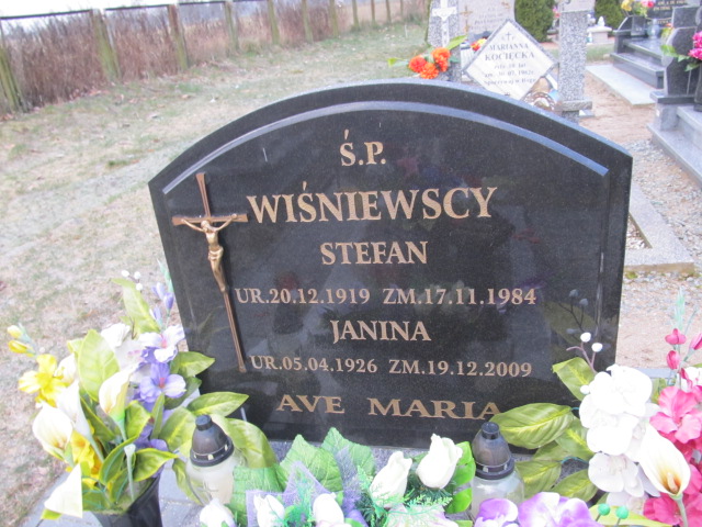 Janina Wiśniewska 1926 Olsztynek - Grobonet - Wyszukiwarka osób pochowanych